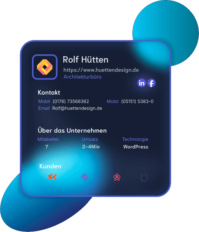 Contact card